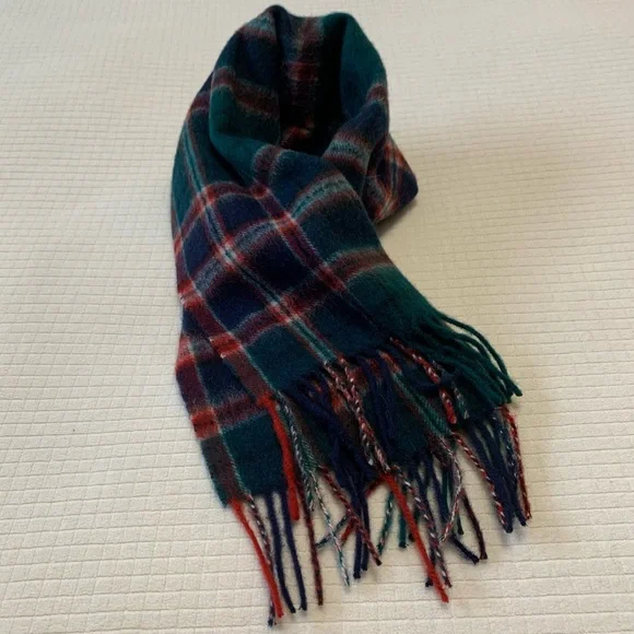 Clans Scotland 100% wool tartan plaid scarf - Picture 4 of 10
